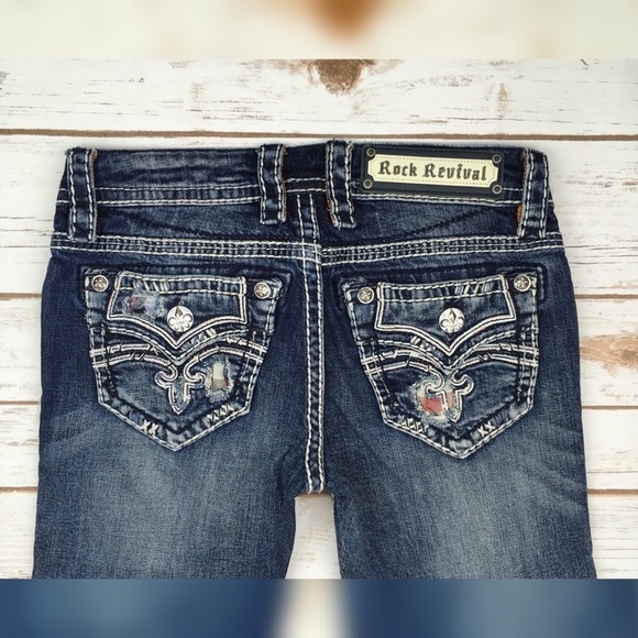 Rock Revival Low Rise Skinny Jeans 34” L NO OFFERS - Picture 3 of 7